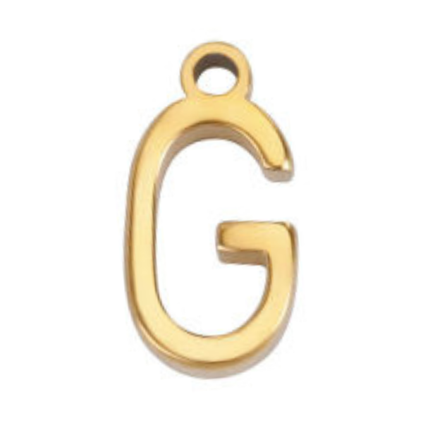 "G" Gold 8x4mm