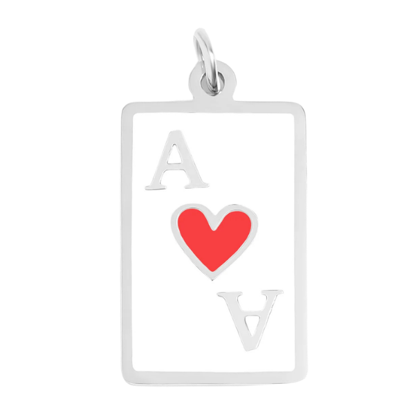 Colored Card Silver 20x13mm