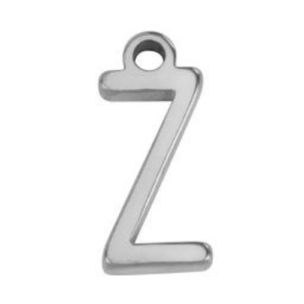 "Z" Silver 8x4mm