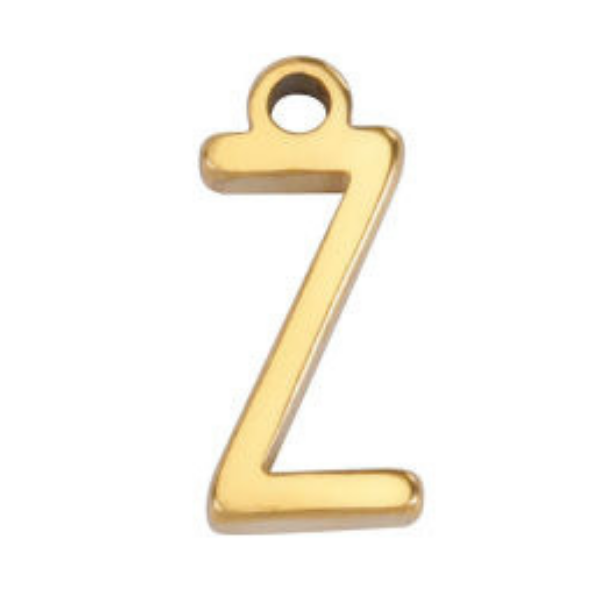 "Z" Gold 8x4mm