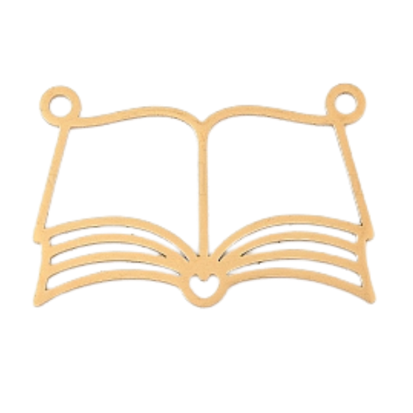 Book Gold 22x34mm