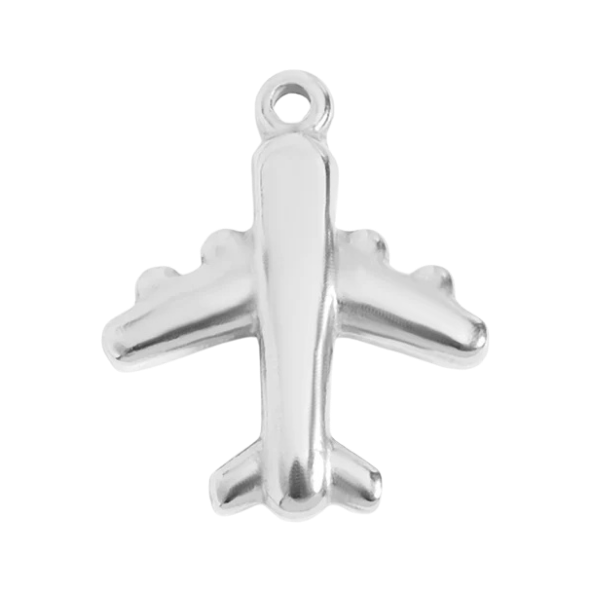 airplane silver