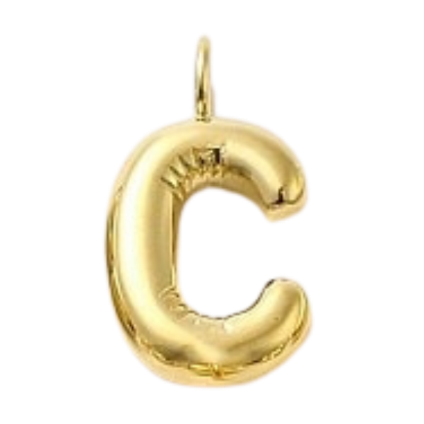 "C" Gold Bubble