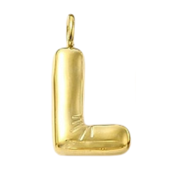 "L" Gold Bubble