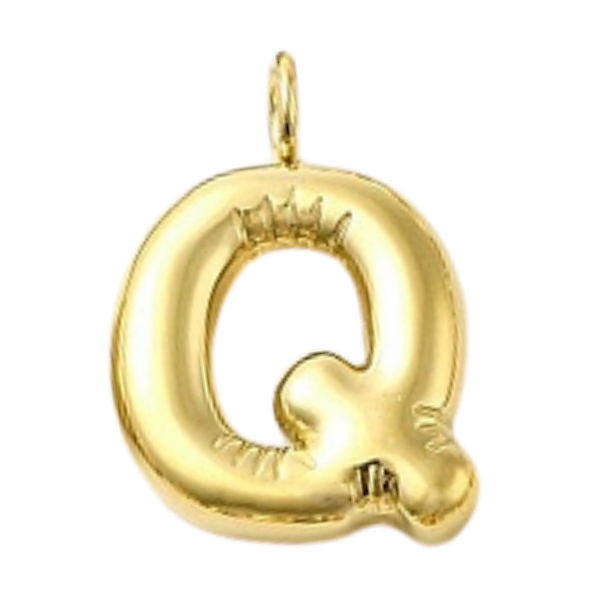 "Q" Gold Bubble