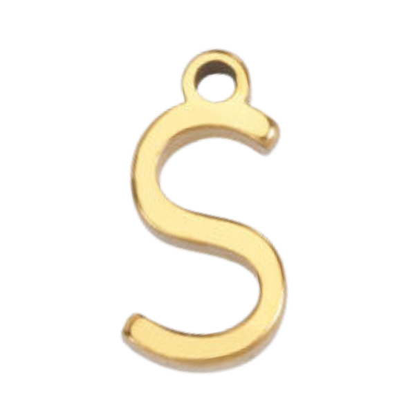 "S" Gold Print