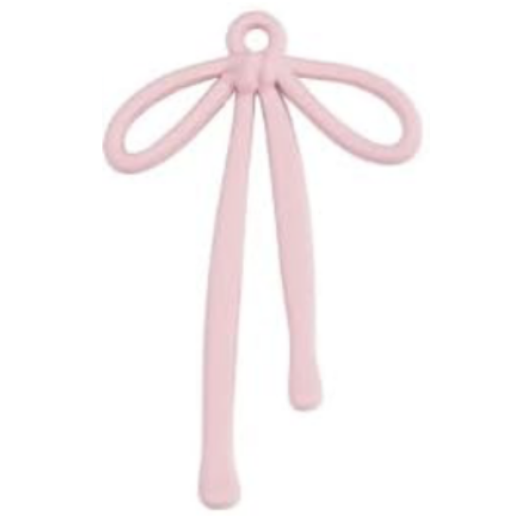 Pink Bow 32x20mm