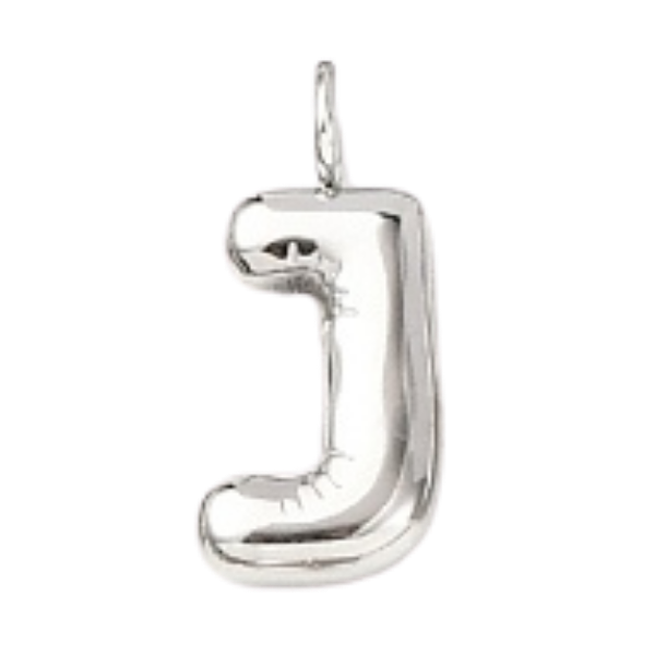 "J" Silver Bubble
