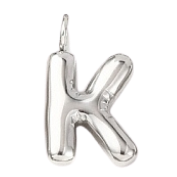 "K" Silver Bubble