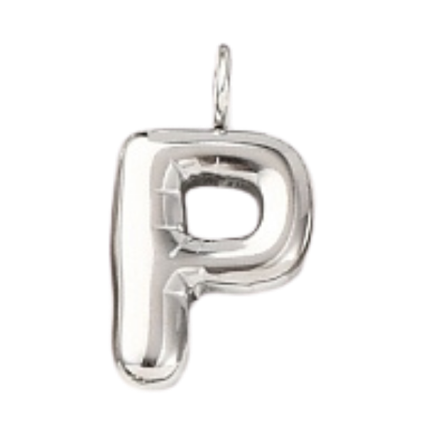 "P" Silver Bubble