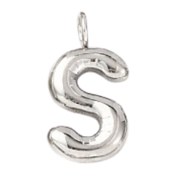 "S" Silver Bubble