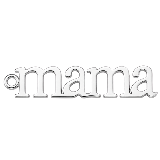 "Mama" Silver 32x8mm