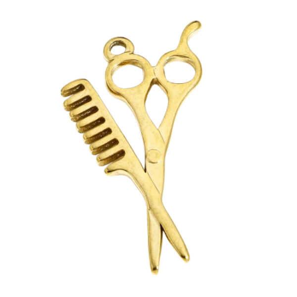 Cosmetology Gold 33x21mm