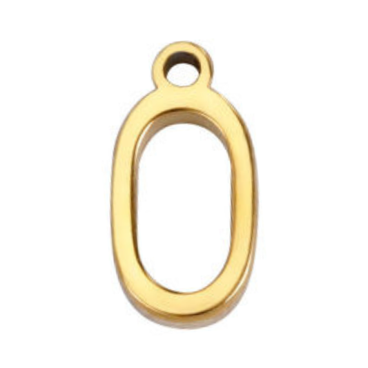 "O" Gold 8x4mm