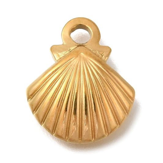 Shell Gold 14x11mm