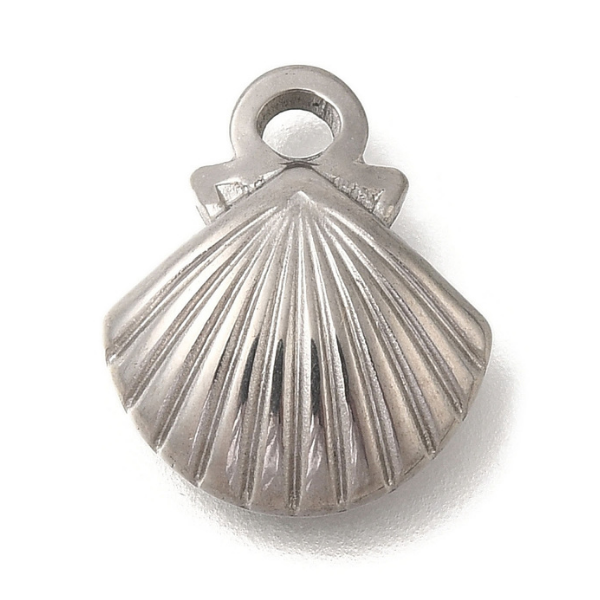 Shell Silver 14x11mm