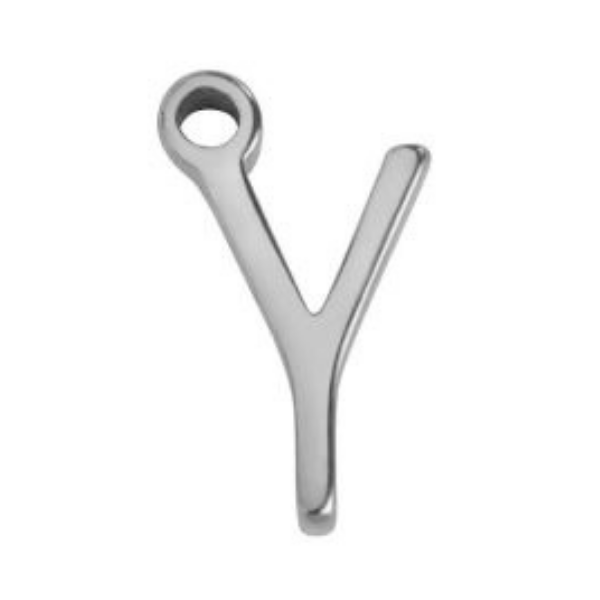 "Y" Silver 8x4mm