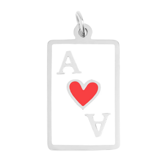 Colored Card Silver 20x13mm