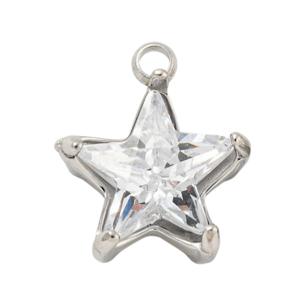 Star Silver 12x10mm