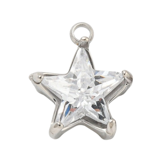 Star Silver 12x10mm