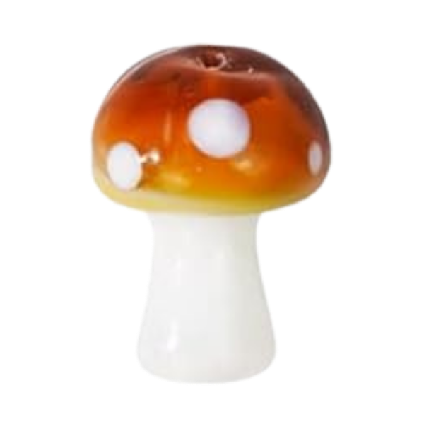 Brown Mushroom 12x14mm