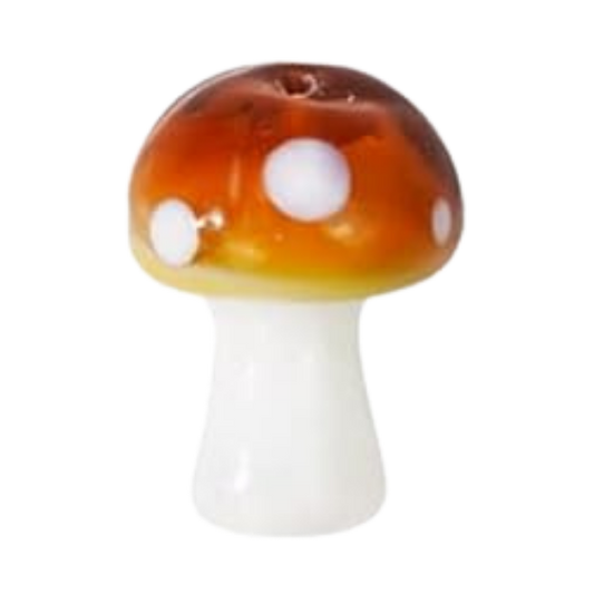 Brown Mushroom 12x14mm