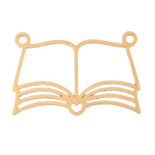 Book Gold 22x34mm