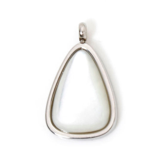 Teardrop pearl silver