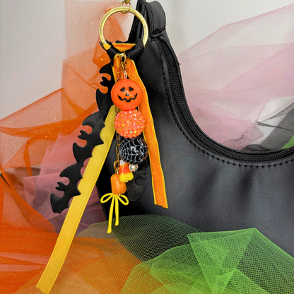 Pumpkin Party Purse Charm