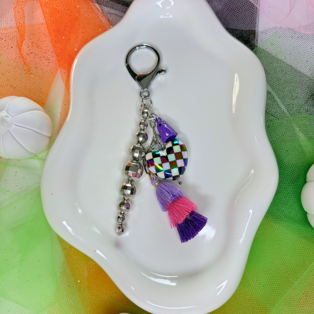 Mirrorball Magic Purse Charm