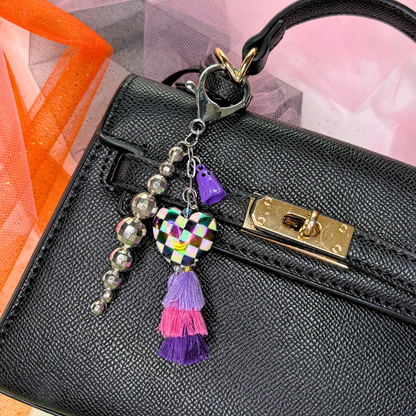 Mirrorball Magic Purse Charm