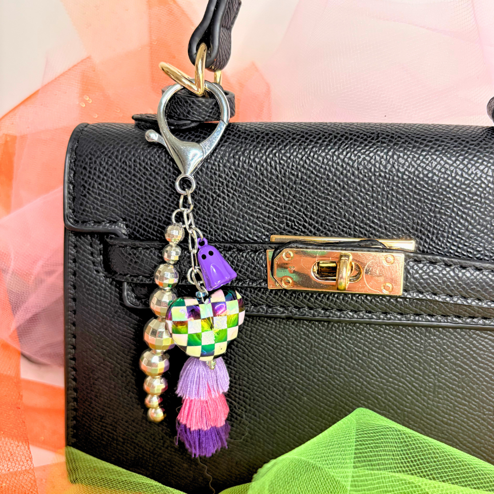 Mirrorball Magic Purse Charm
