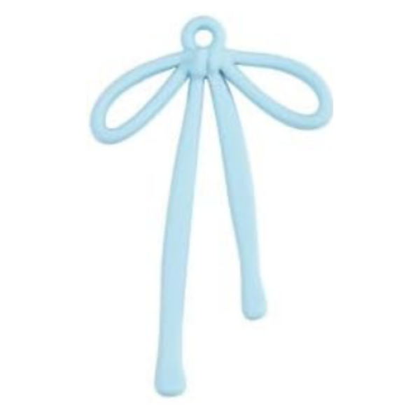 Blue Bow 32x20mm