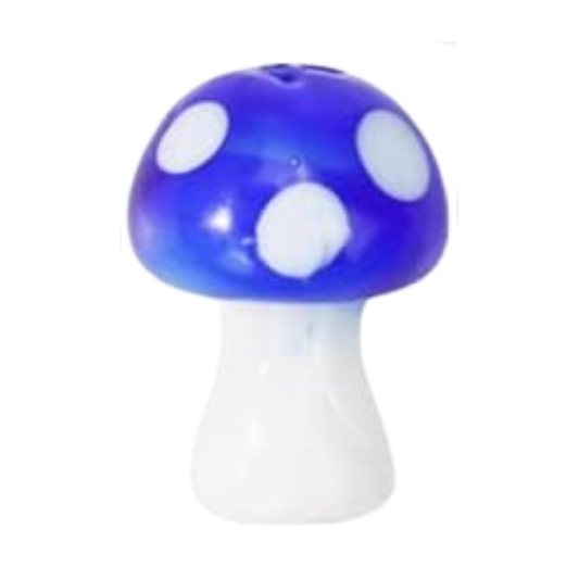 blue mushroom charm