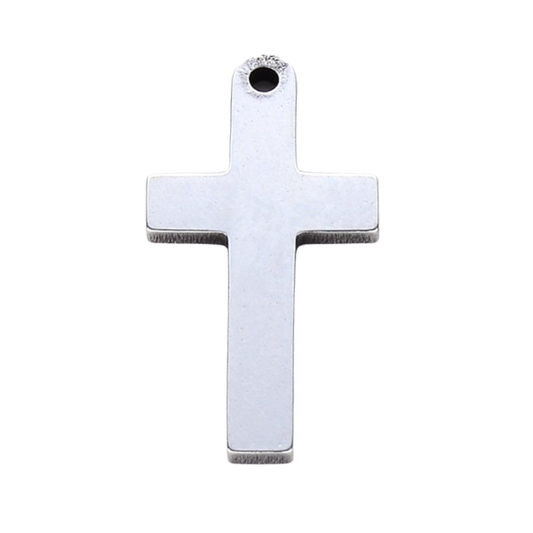 Silver cross pendant 