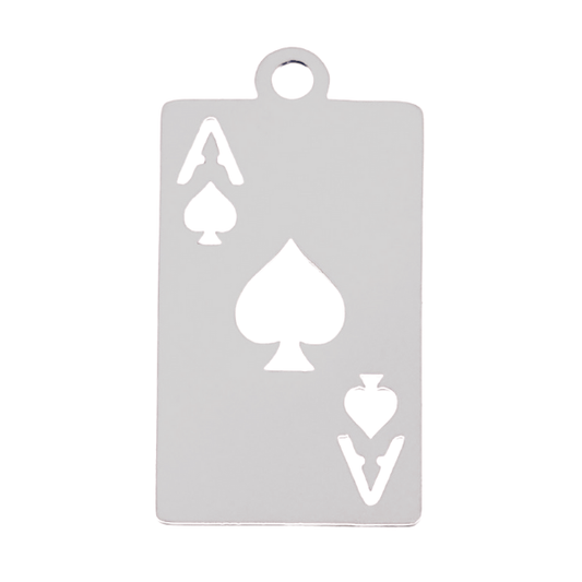 Cutout Card Silver 19x10mm