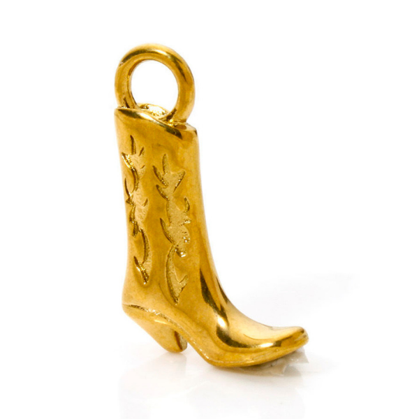 Boot Gold 21x13mm