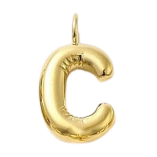 "C" Gold Bubble