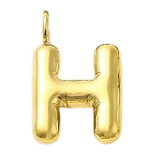 "H" Gold Bubble