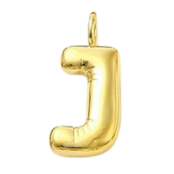 "J" Gold Bubble