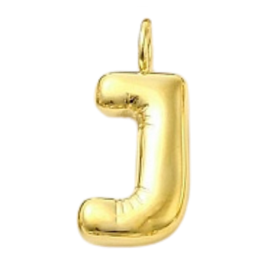 "J" Gold Bubble