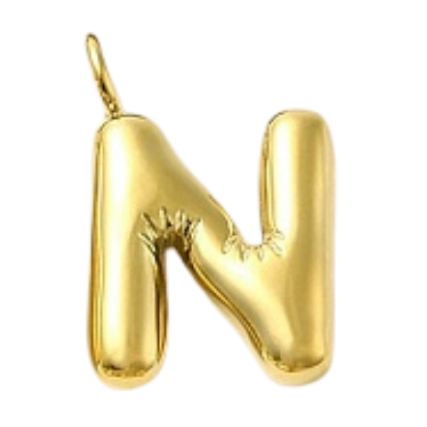 "N" Gold Bubble
