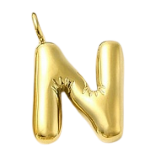 "N" Gold Bubble