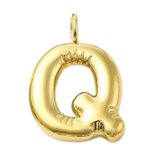 "Q" Gold Bubble
