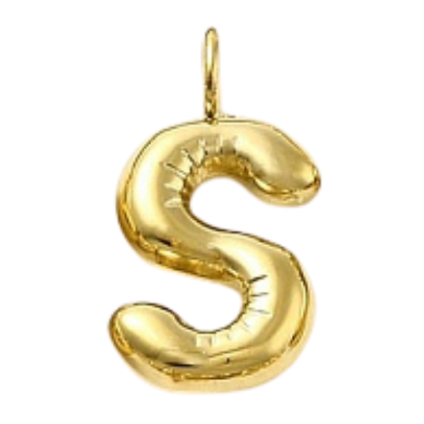 "S" Gold Bubble