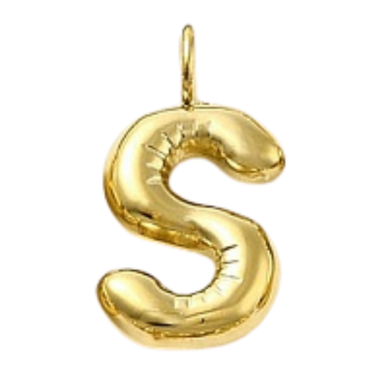 "S" Gold Bubble