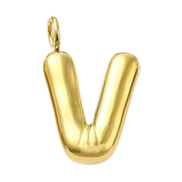 "V" Gold Bubble