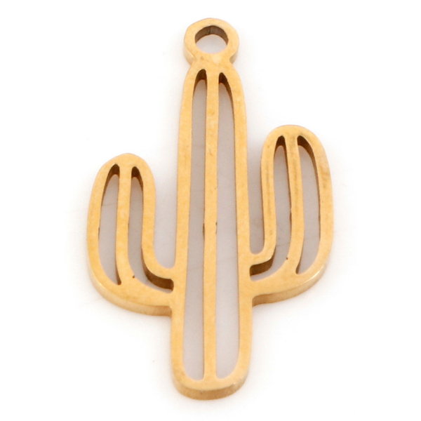 Cactus Gold 21x11mm