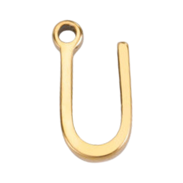 "U" Gold Print