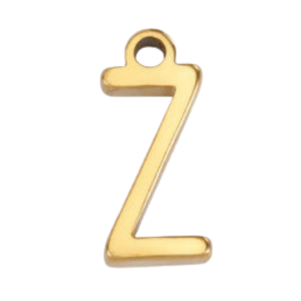"Z" Gold Print